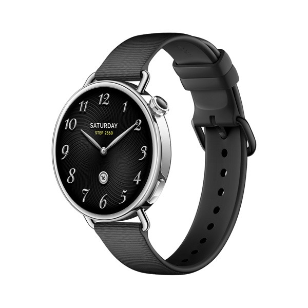 Смарт-часы Xiaomi Watch S4 41mm Fluororubber Strap (Black)